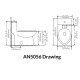 Siphonic One Piece Toilet  AN5056