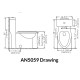 Siphonic One Piece Toilet  AN5059