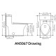 Siphonic One Piece Toilet  AN5067