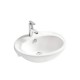 Semi-recessed basin AN7919
